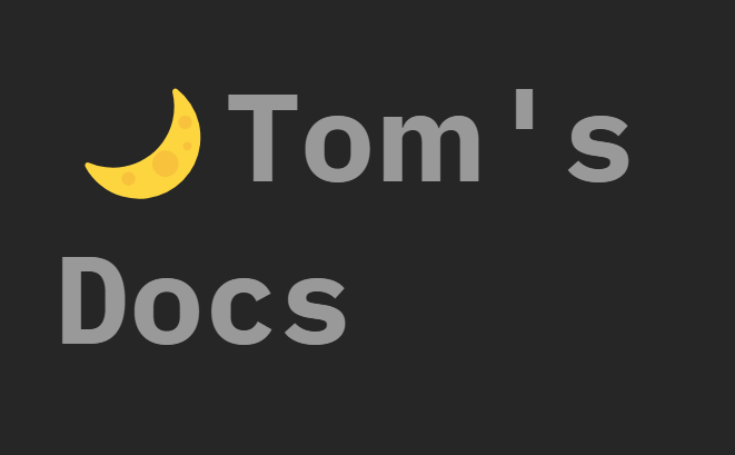 the clickable image to my docs and notes website